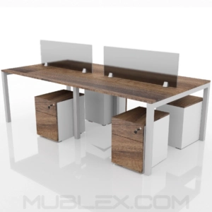 Escritorio 4P madera 10