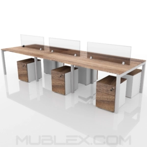 Escritorio 6P Madera 10