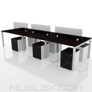 Escritorio 6P Madera 11