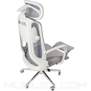 Silla Aeris Masajes Gris perfil posterior