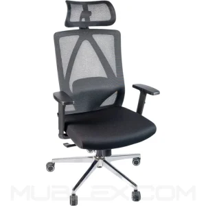 Silla de oficina Syncro 4D con Slider Equa color Negro